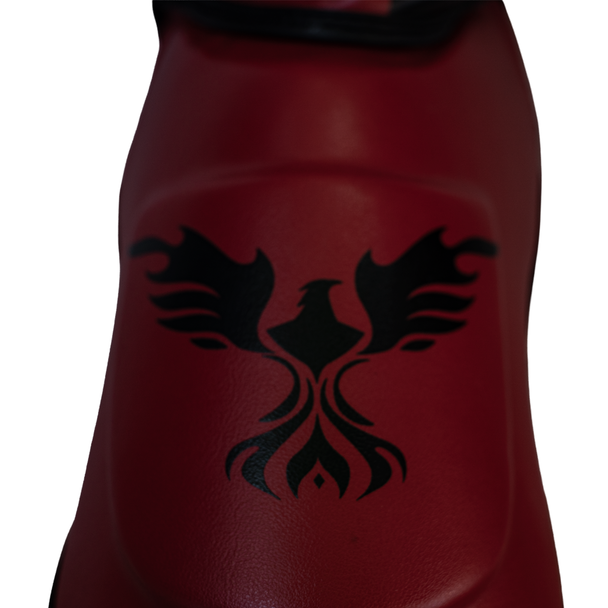 Canillera kick boxing roja para entrenamiento y combates