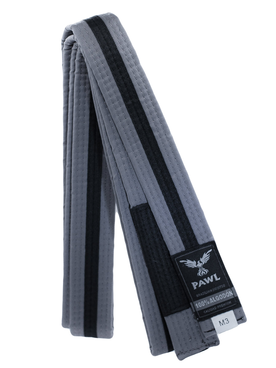 Cinturón Gris niño BJJ