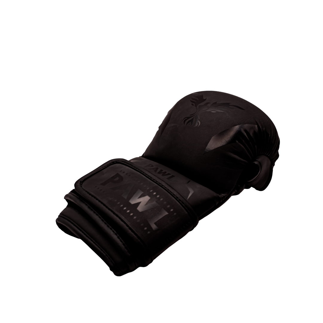 Guantillas negras para MMA sparring