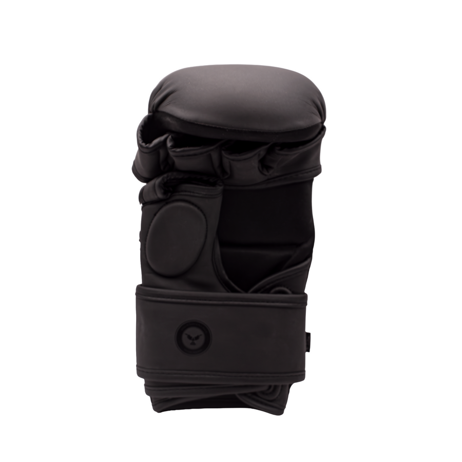 Guantillas Negras con velcro para sparring