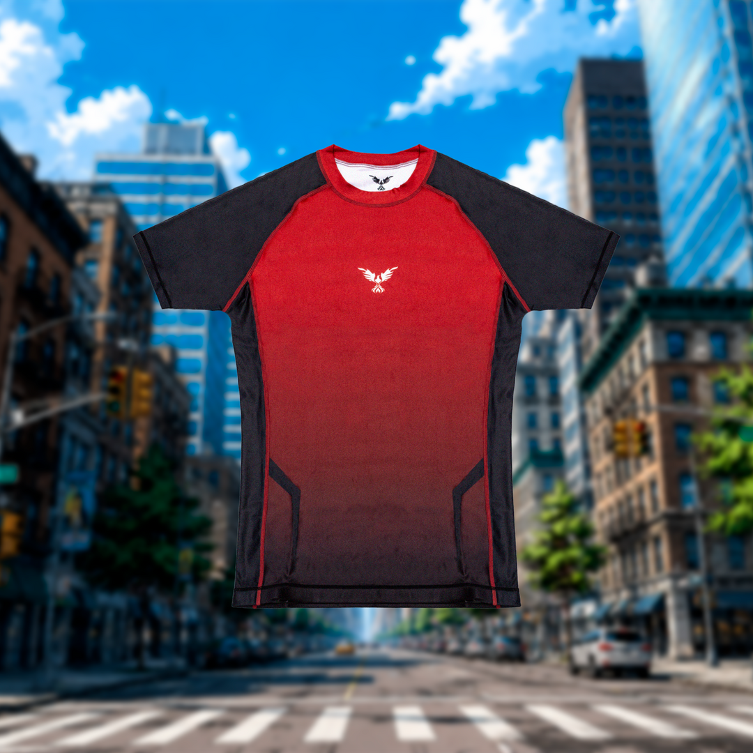 RASHGUARD HERO ROJA - PRO SERIES