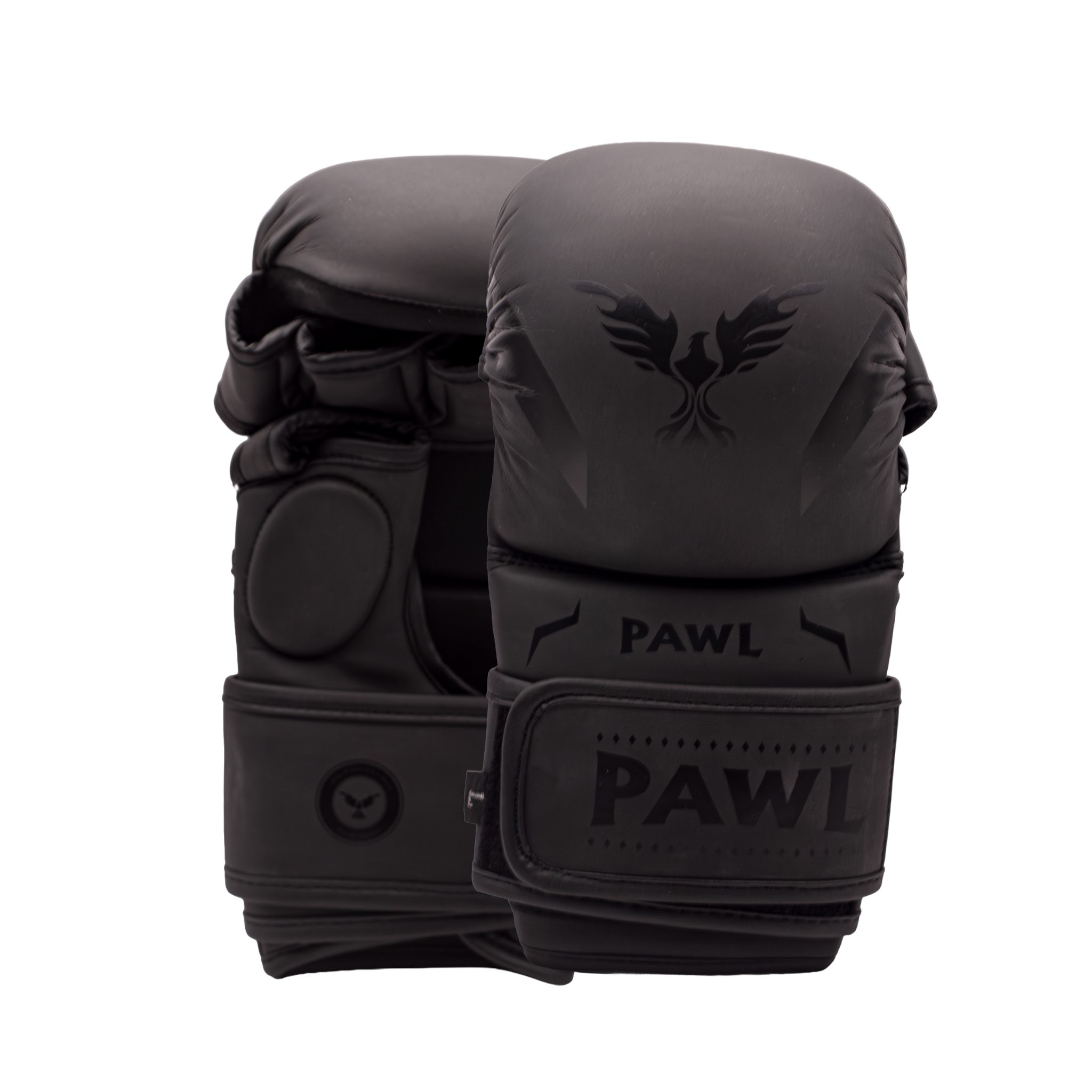 Guantes MMA abiertos de cuero sintético para sparring