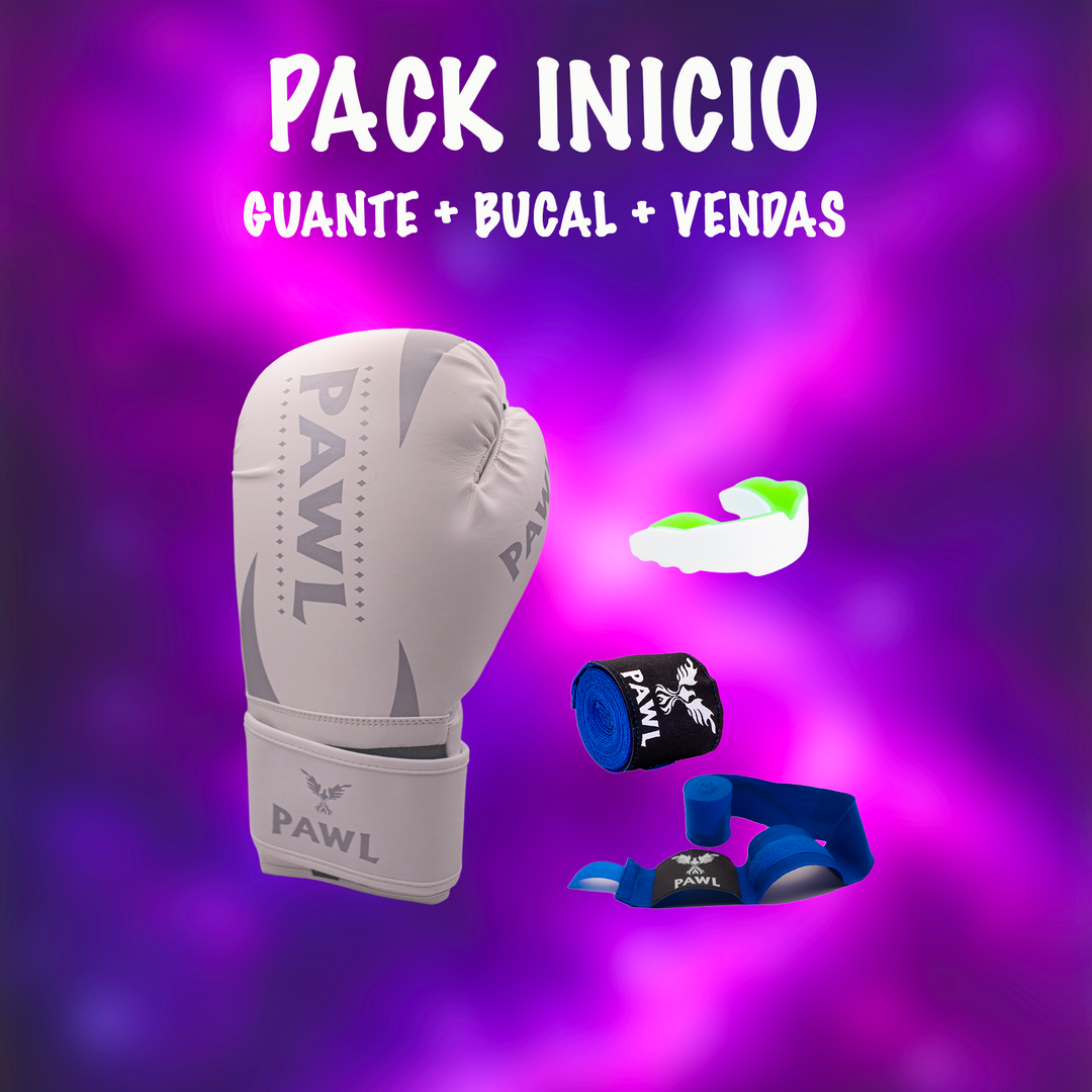 PACK INICIAL BOXEO PAWL BLANCO