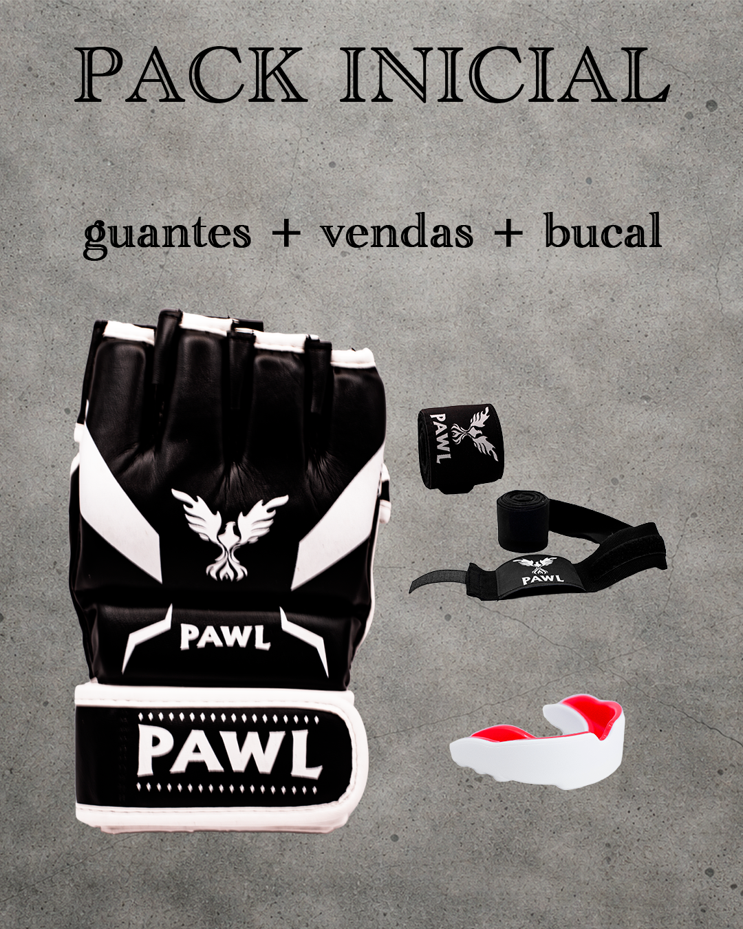PACK INICIAL MMA BLANCO PRO