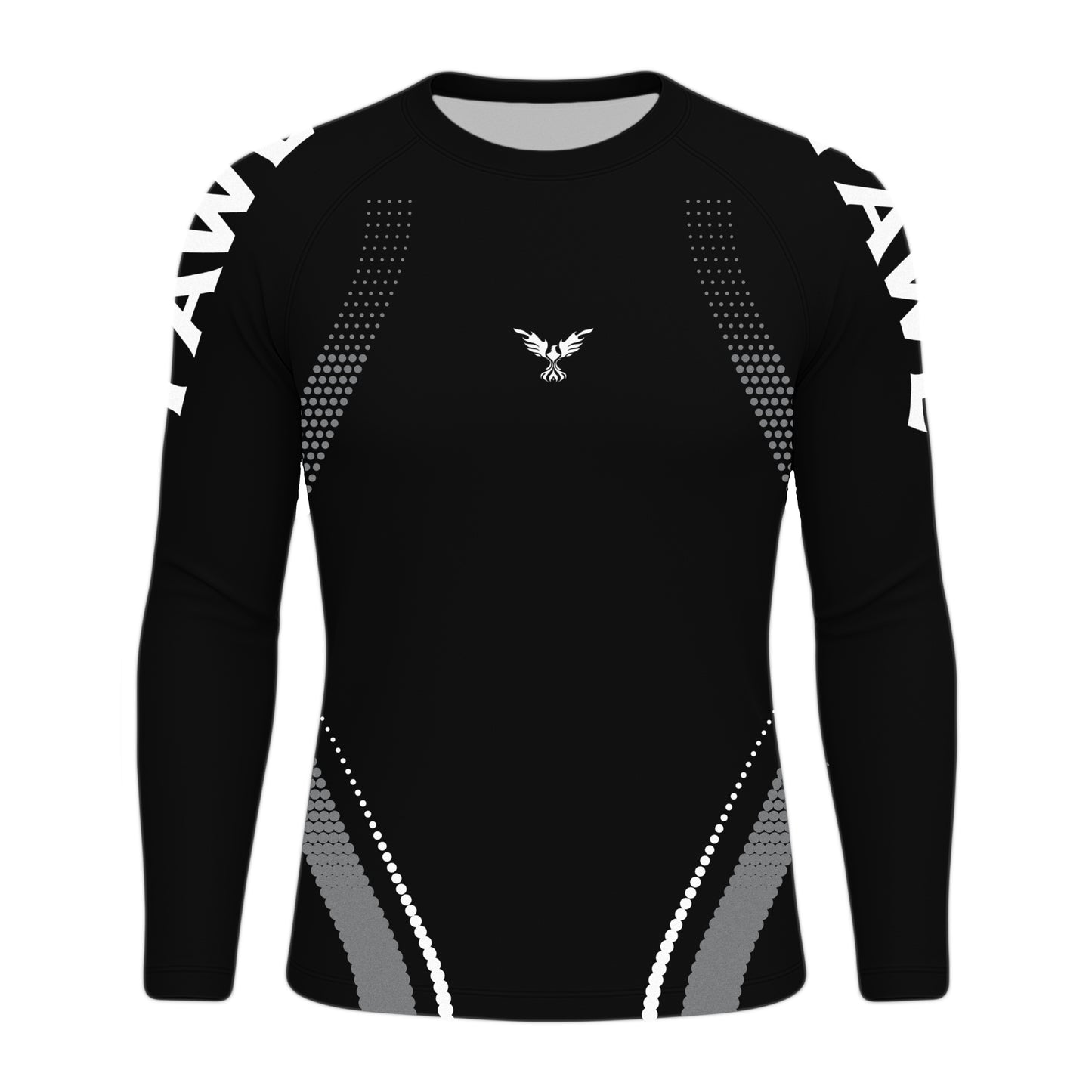 rashguard negra brazilian jiujitsu
