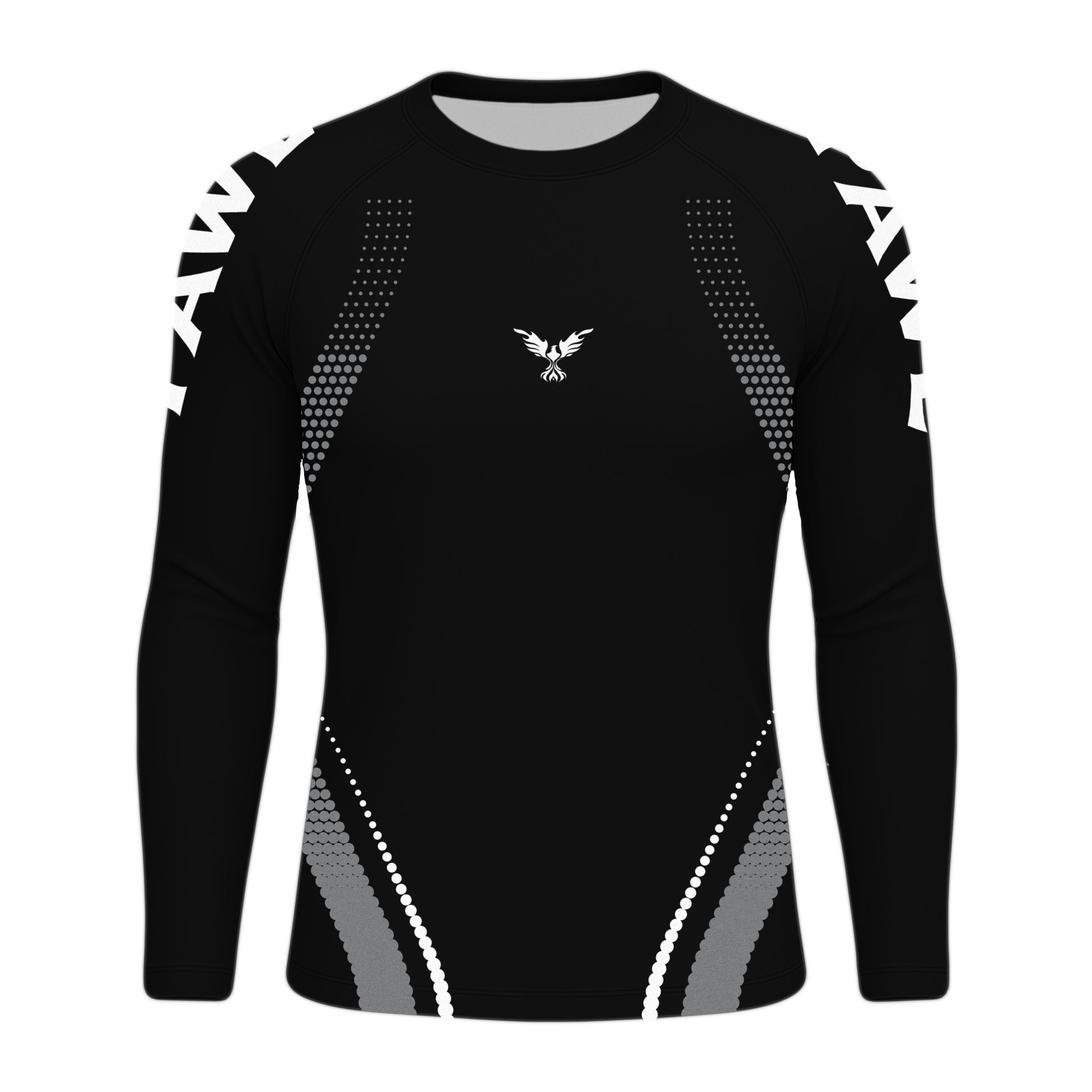rashguard negra brazilian jiujitsu
