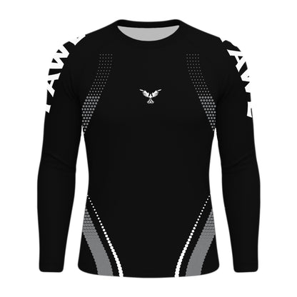 rashguard negra brazilian jiujitsu