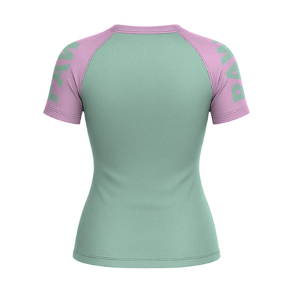 Rashguard Verde Menta Rosa Chicle