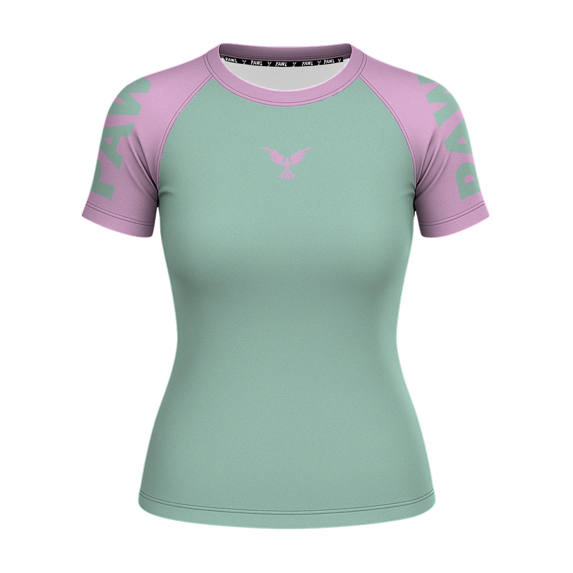 Rashguard Verde Menta Rosa Chicle