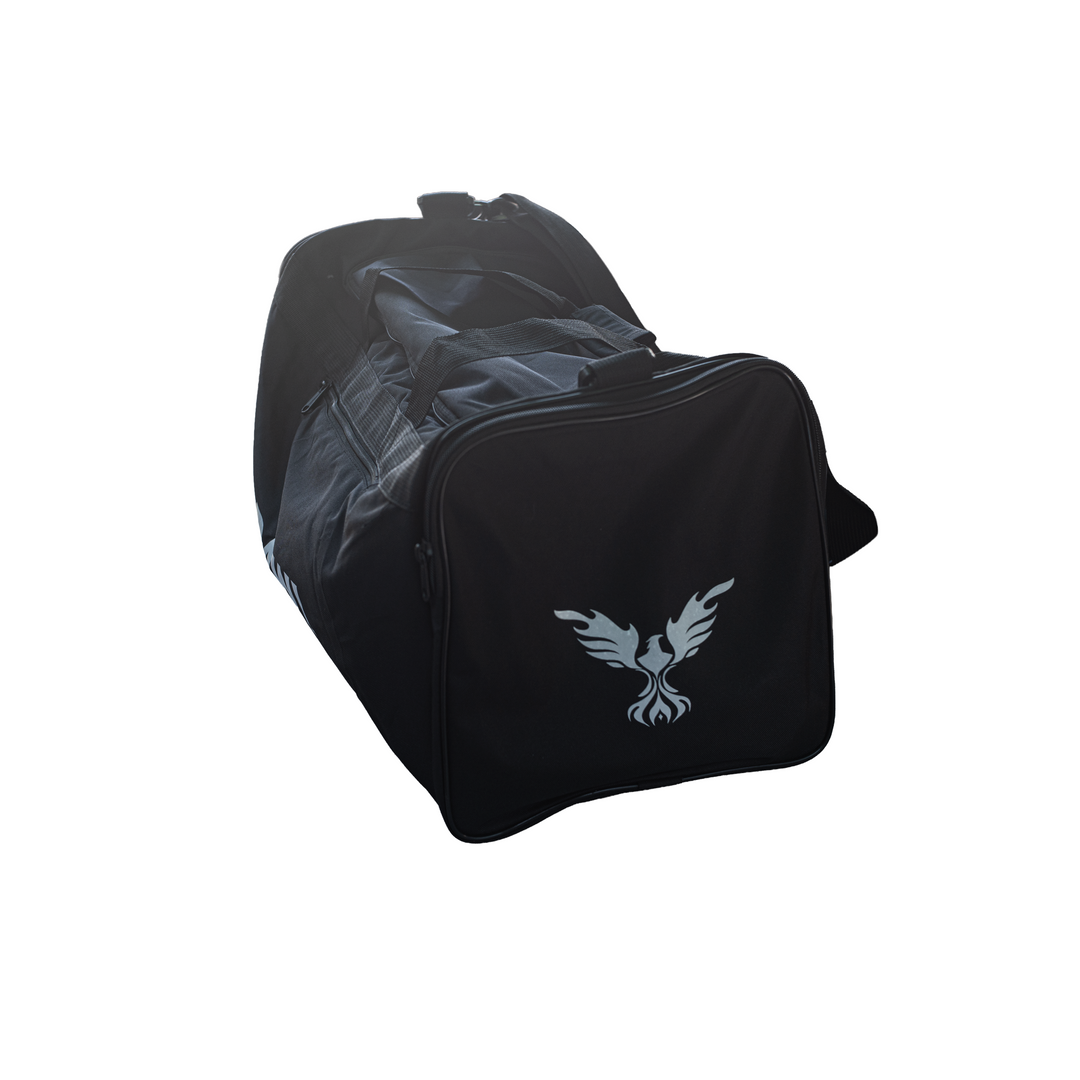 Bolso deportivo negro para entrenamiento de MMA y gimnasio