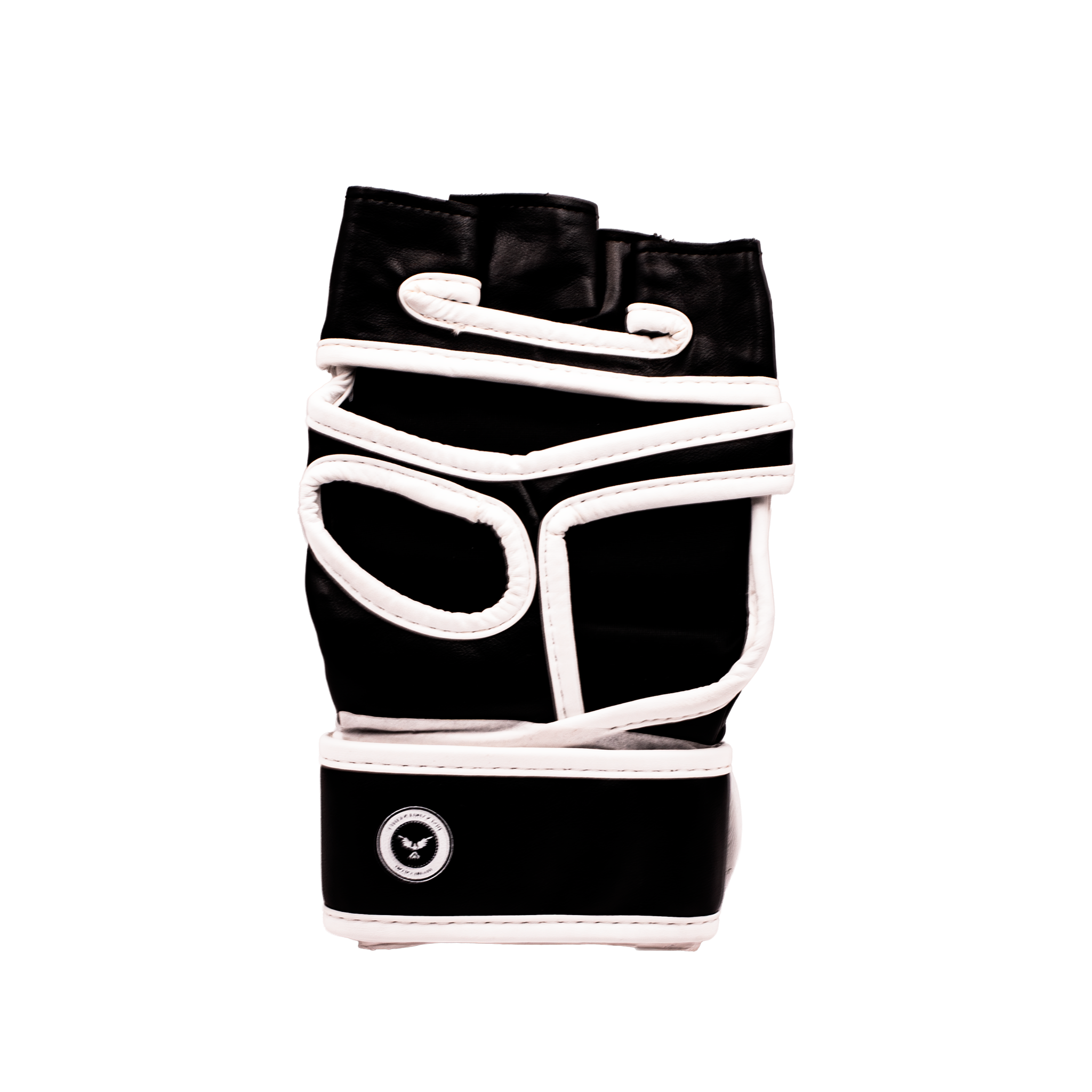 Guantillas MMA blancas con logo para entrenamiento