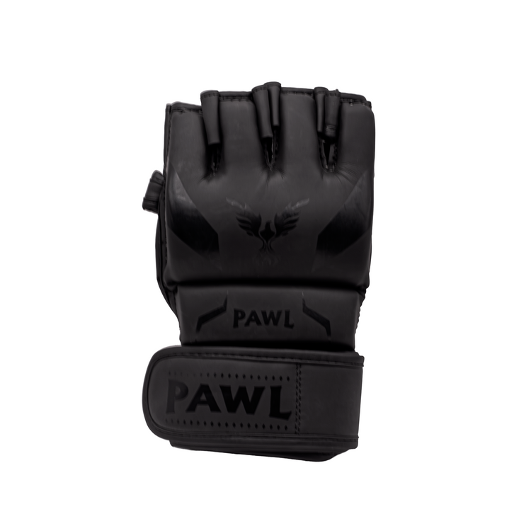 Guantillas MMA negras para entrenamiento y sparring