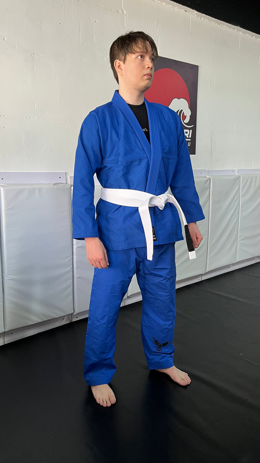Kimono BJJ azul completo para jiu jitsu entrenamiento