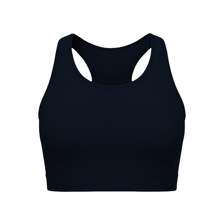 Peto deportivo azul mujer para entrenamiento fitness y gimnasio