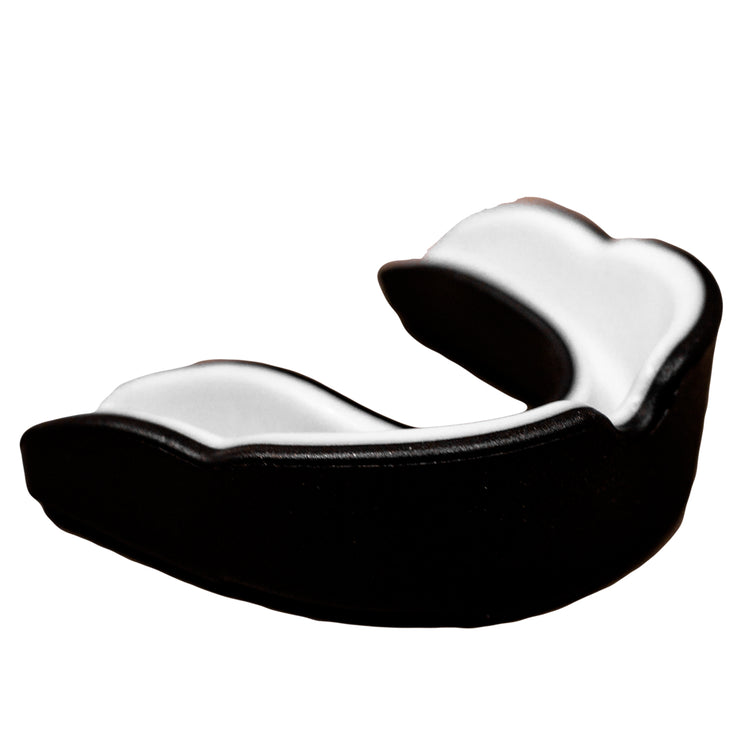 Protector bucal negro para boxeo y deportes de contacto